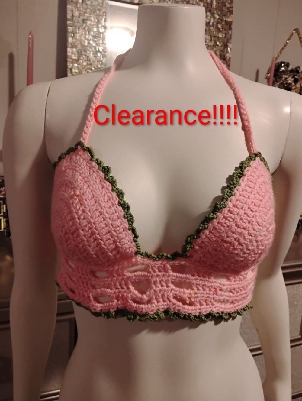 Crochet festival top